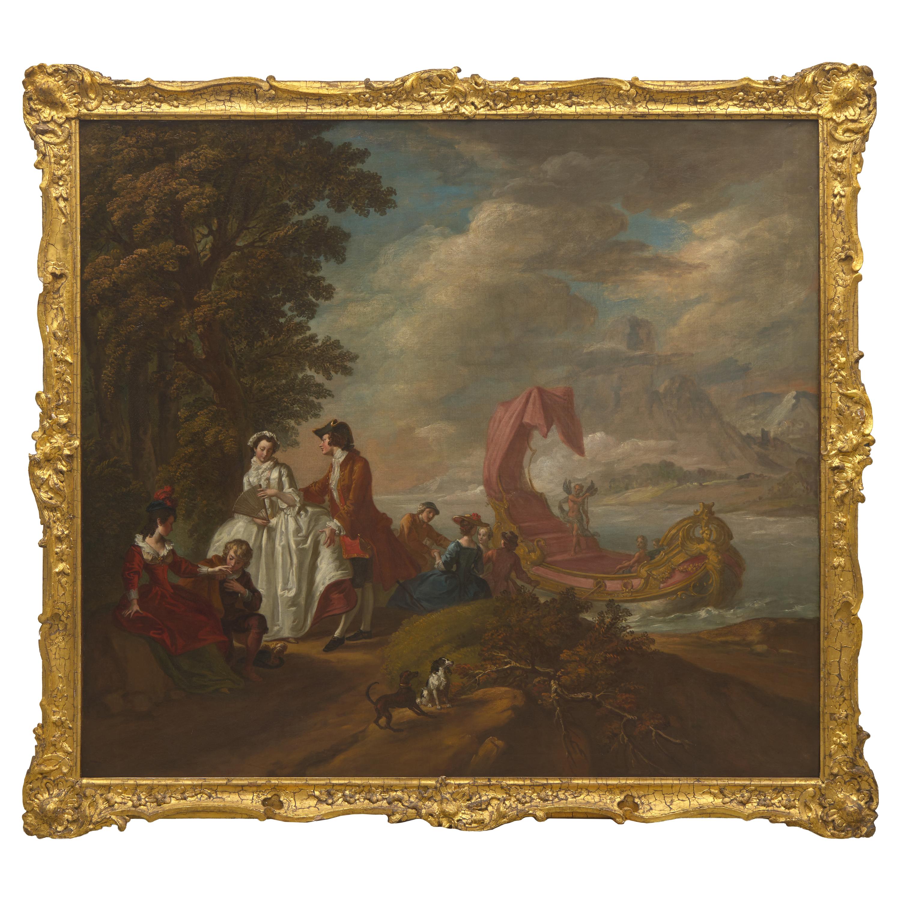 Pieter Johannes van Reyschoot (Belgian, 1702-1772) — Embarkation to the Island of Cythera