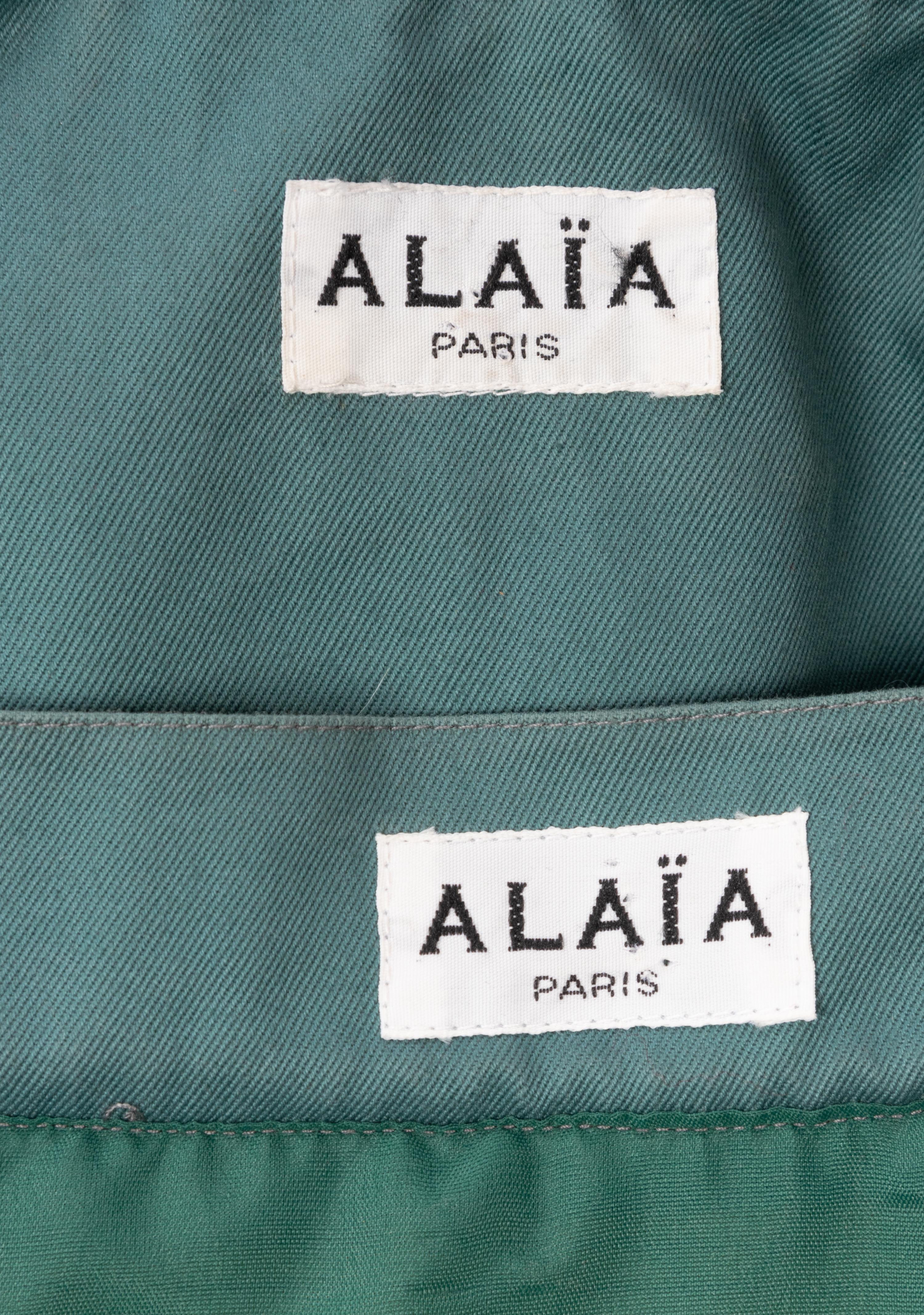 Alaïa Two-Piece Skirt Suit, 1980s