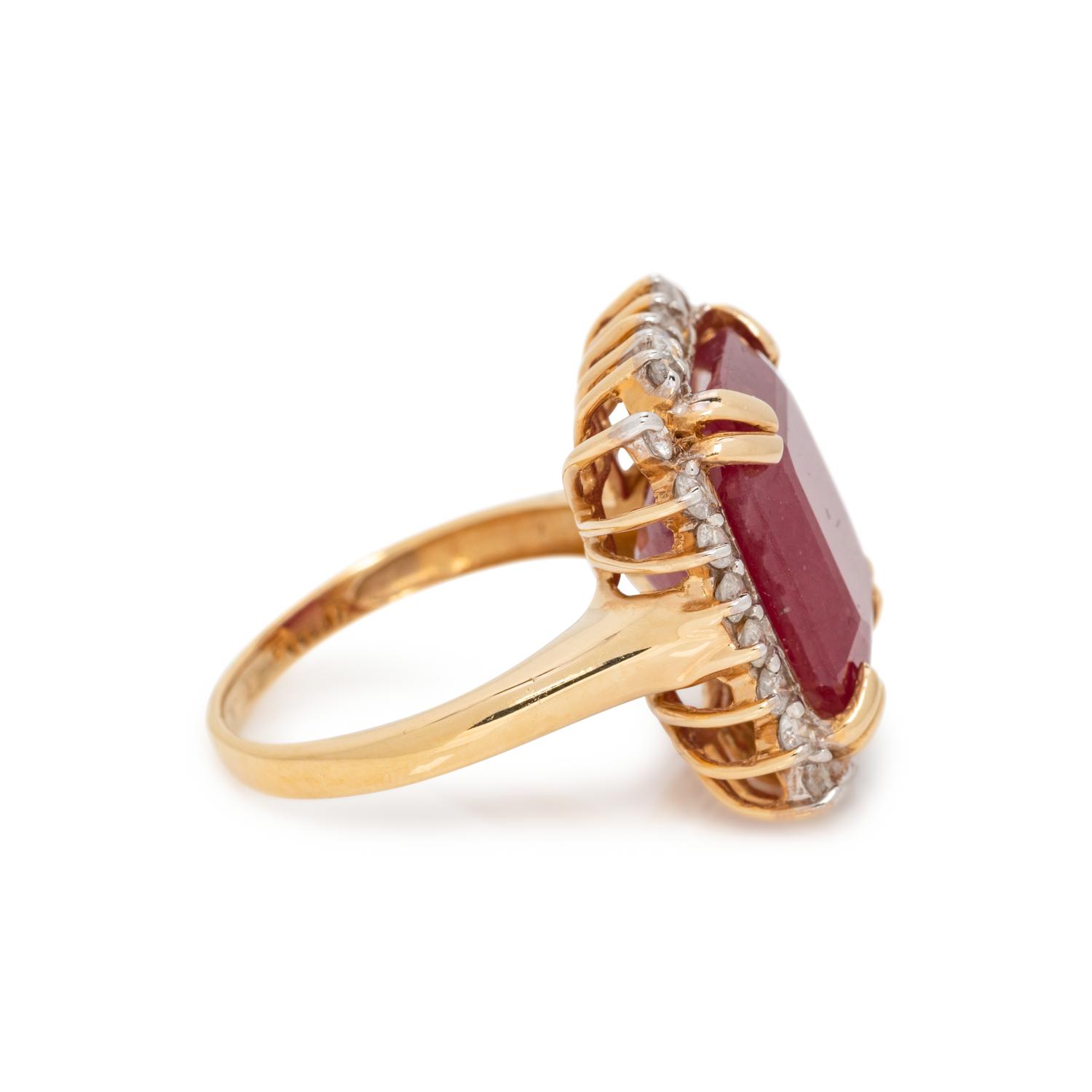 RUBY AND DIAMOND RING