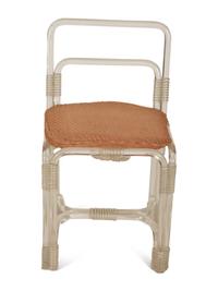 A Pair of Tubular Acrylic Low Back Chairs