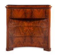 A Northern European Mahogany Commode