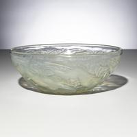 René Lalique (French, 1860–1945) — Chiens Bowl, model no. 3214 , designed 1921