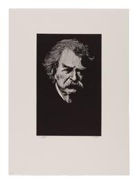 [PORTRAITS—AUTHORS]. Group of 27 wood-engraved portraits of authors (including duplicates and proof variants) from various works or suites by Barry Moser, various sizes and papers, EACH SIGNED BY MOSER in pencil. Includes: Dante, Poe, Twain, Lewis Carroll, Stoker, Wilde, Melville, Baum, Mary Shelley, Stevenson and many others.