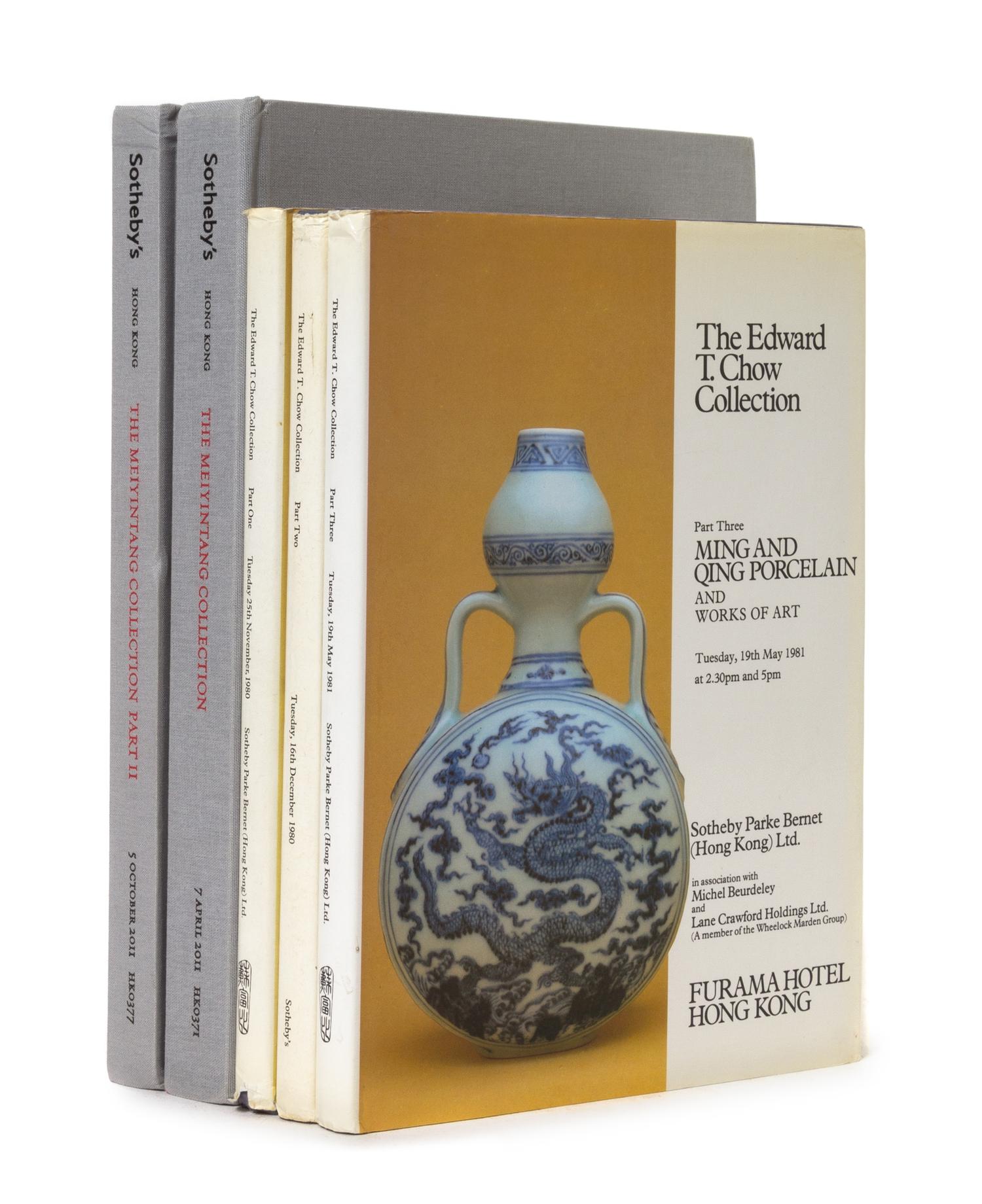 A Group of Five Sotheby's Catalogues