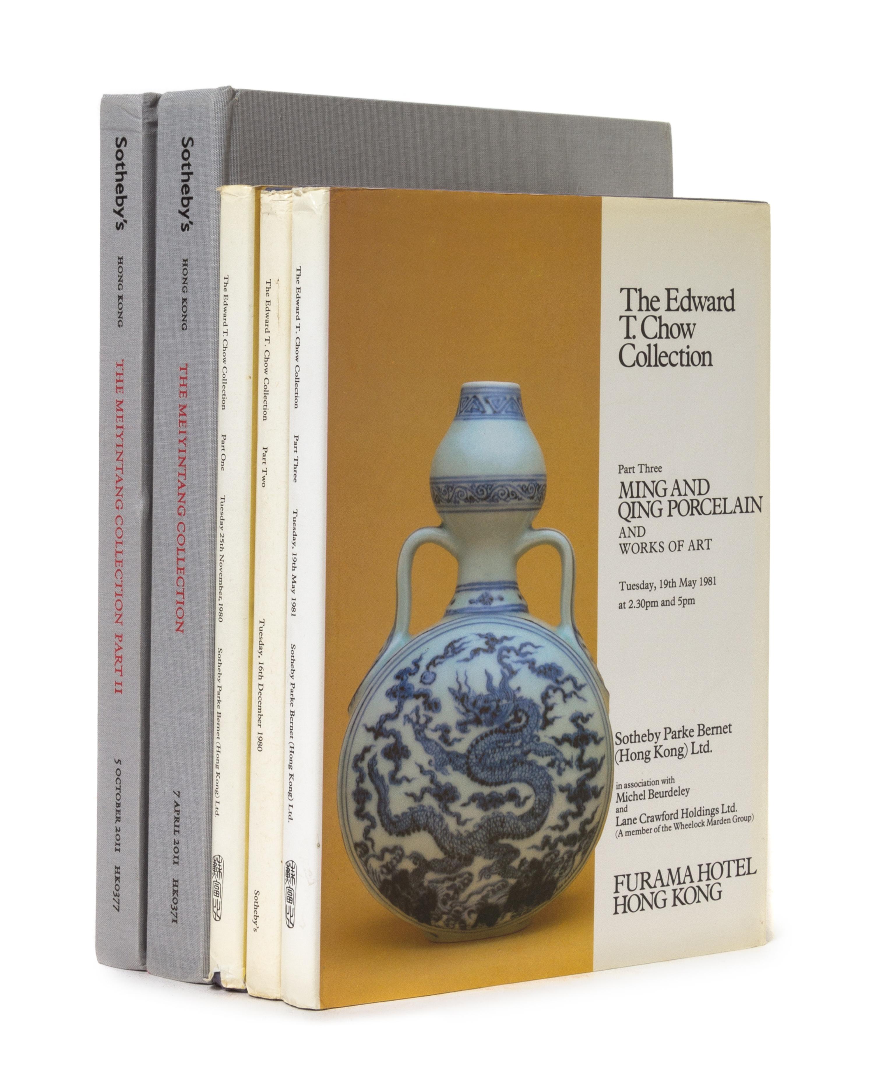 A Group of Five Sotheby's Catalogues