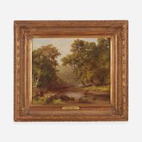 Russell Smith (American, 1812–1896) Sketching Along the Wissahickon