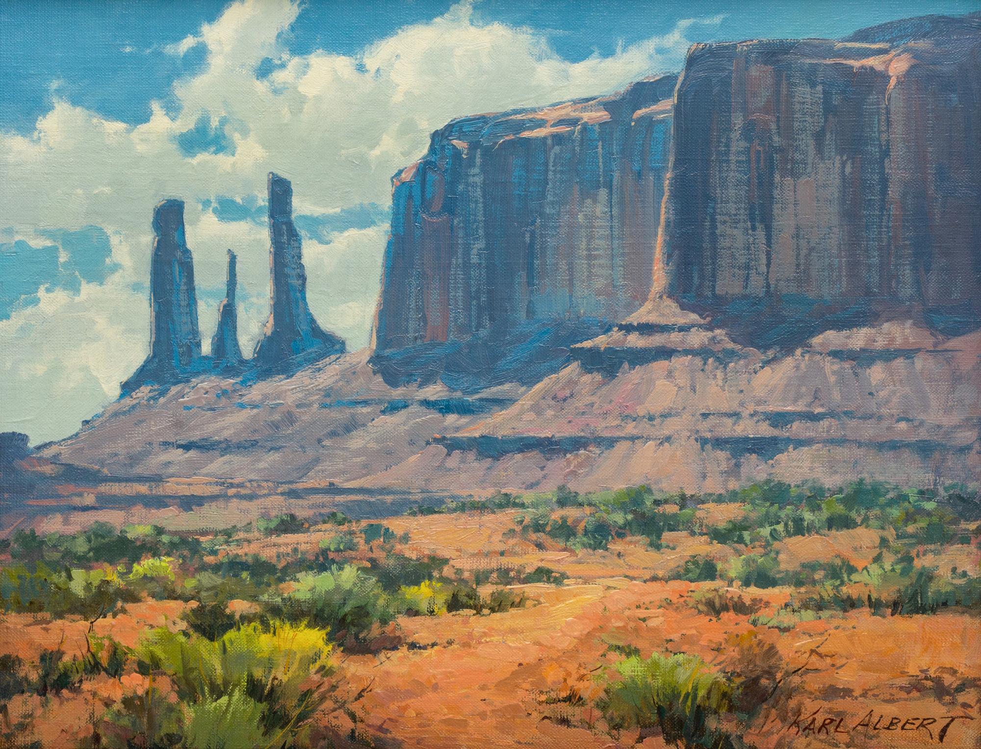 Three Sisters Monument Valley