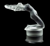 A Lalique Molded and Frosted Glass Figure