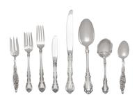 An American Silver Flatware Service