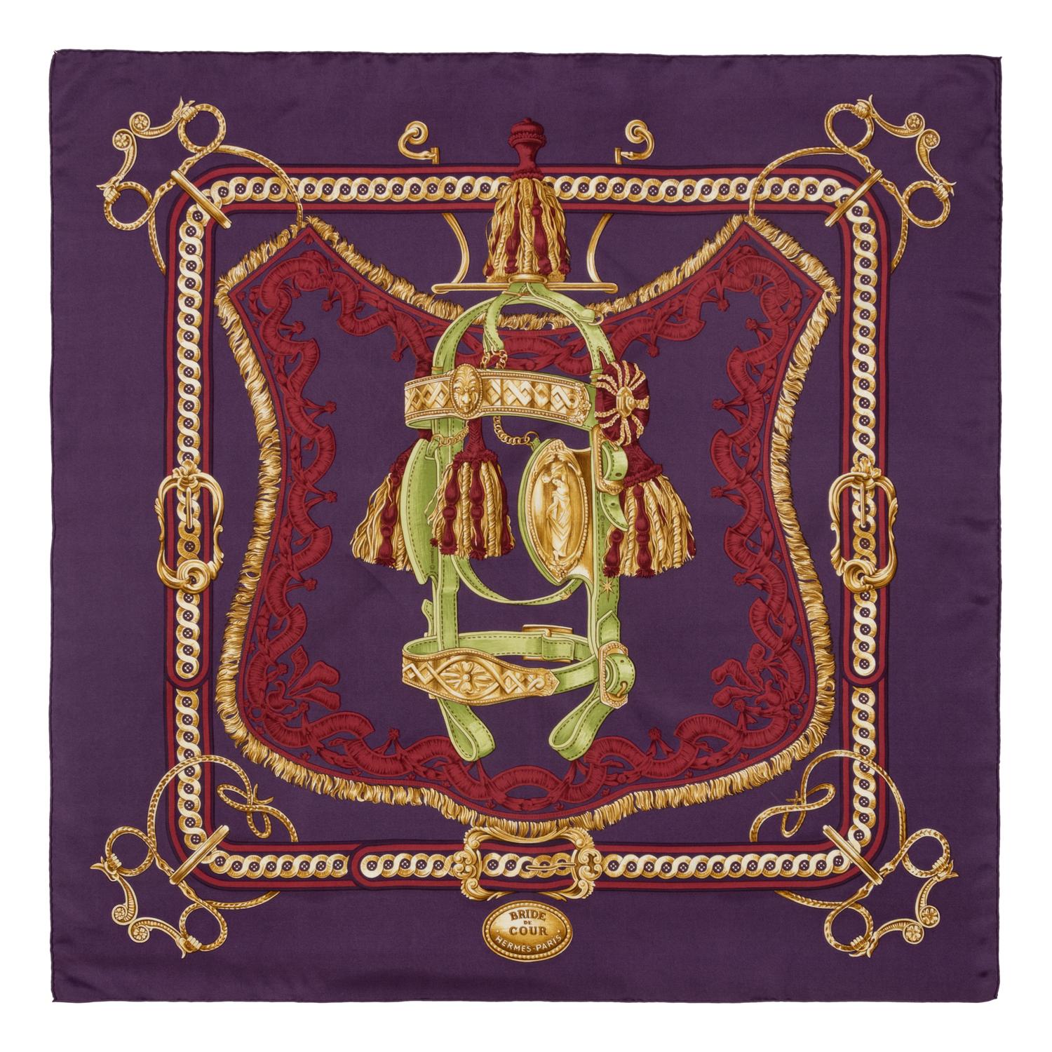 Two Hermès 90cm Silk Scarf, Carré