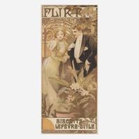 [Posters] Mucha, Alphonso Flirt, Biscuits Lefèvre-Utile