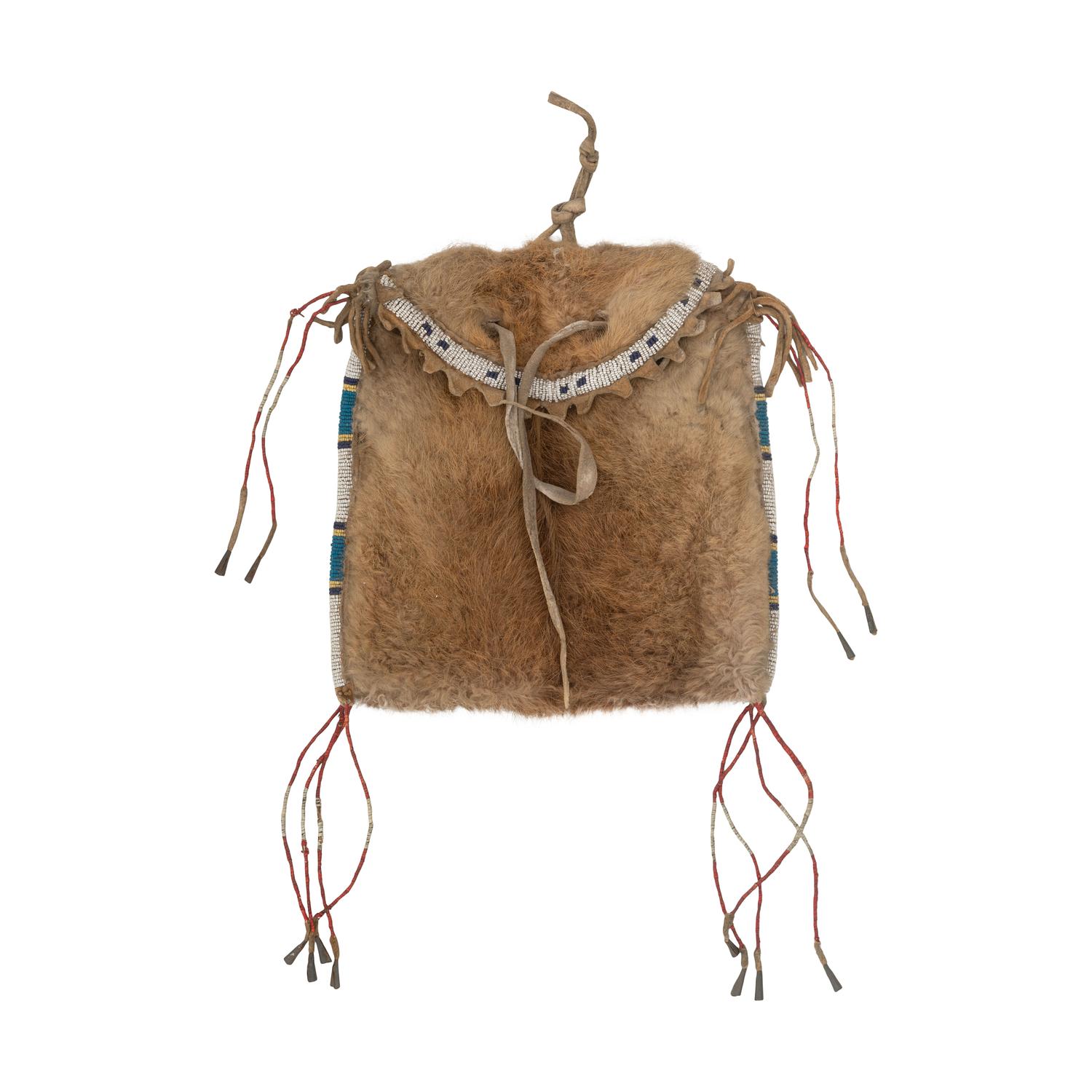 Sioux Beaded Antelope Hide Bag