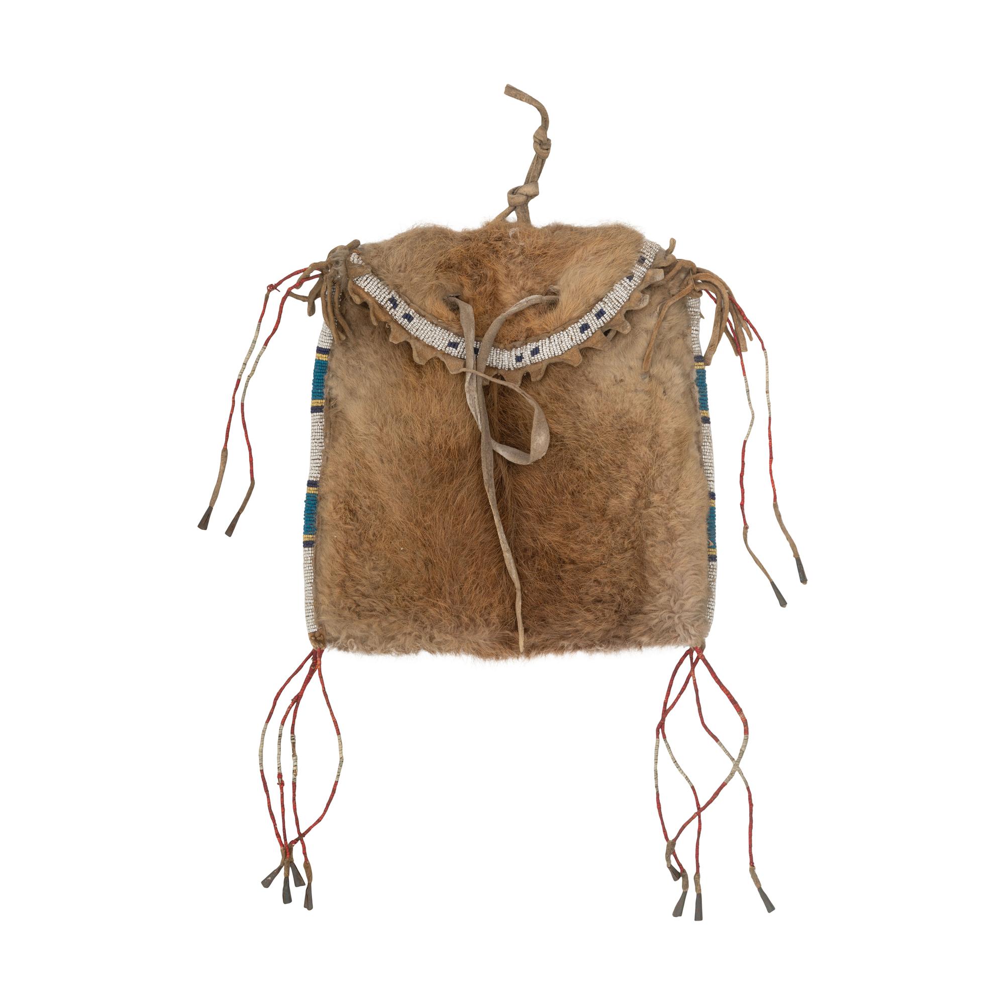 Sioux Beaded Antelope Hide Bag