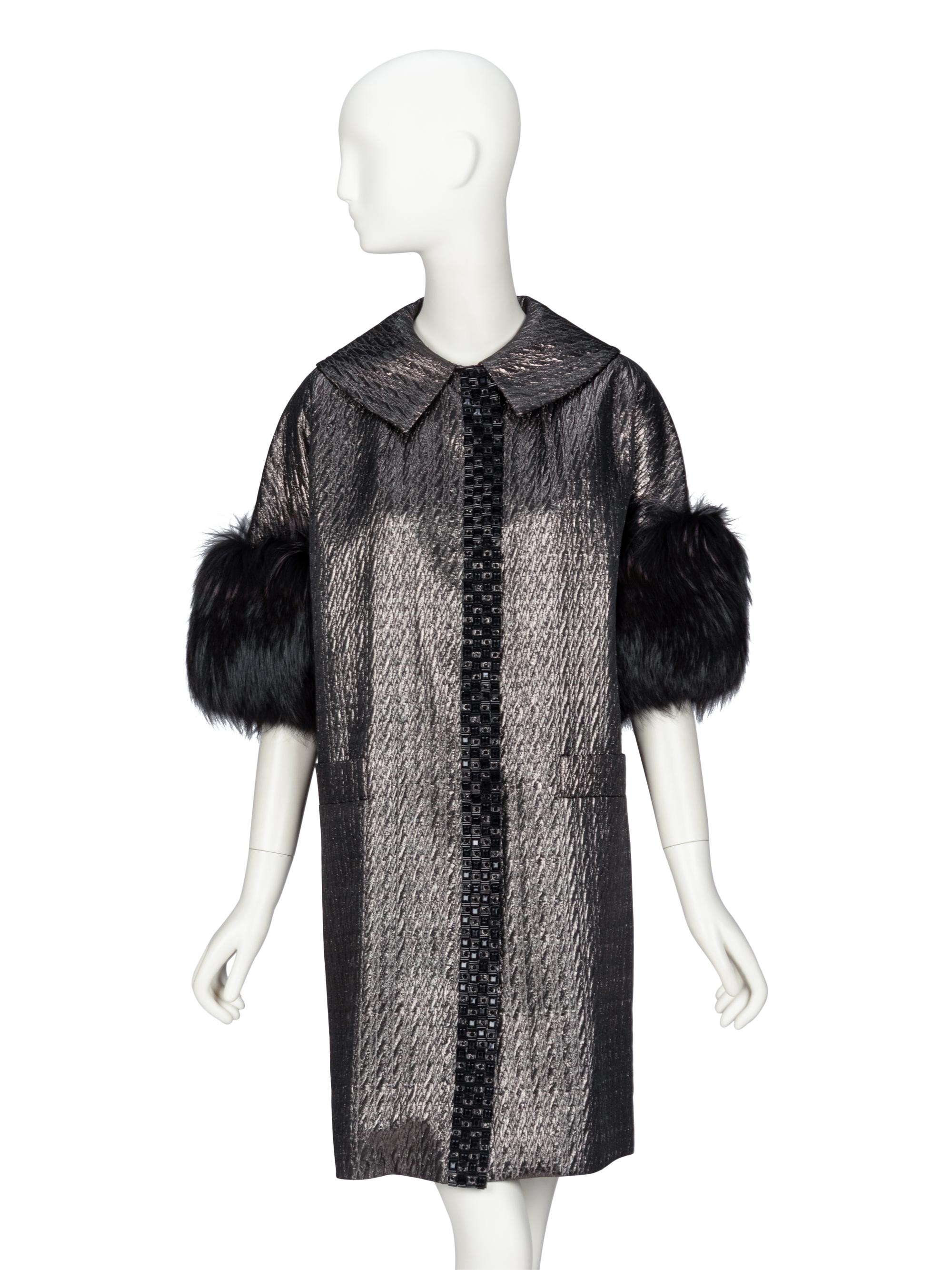 Etro, Fur-Trimmed Evening Coat