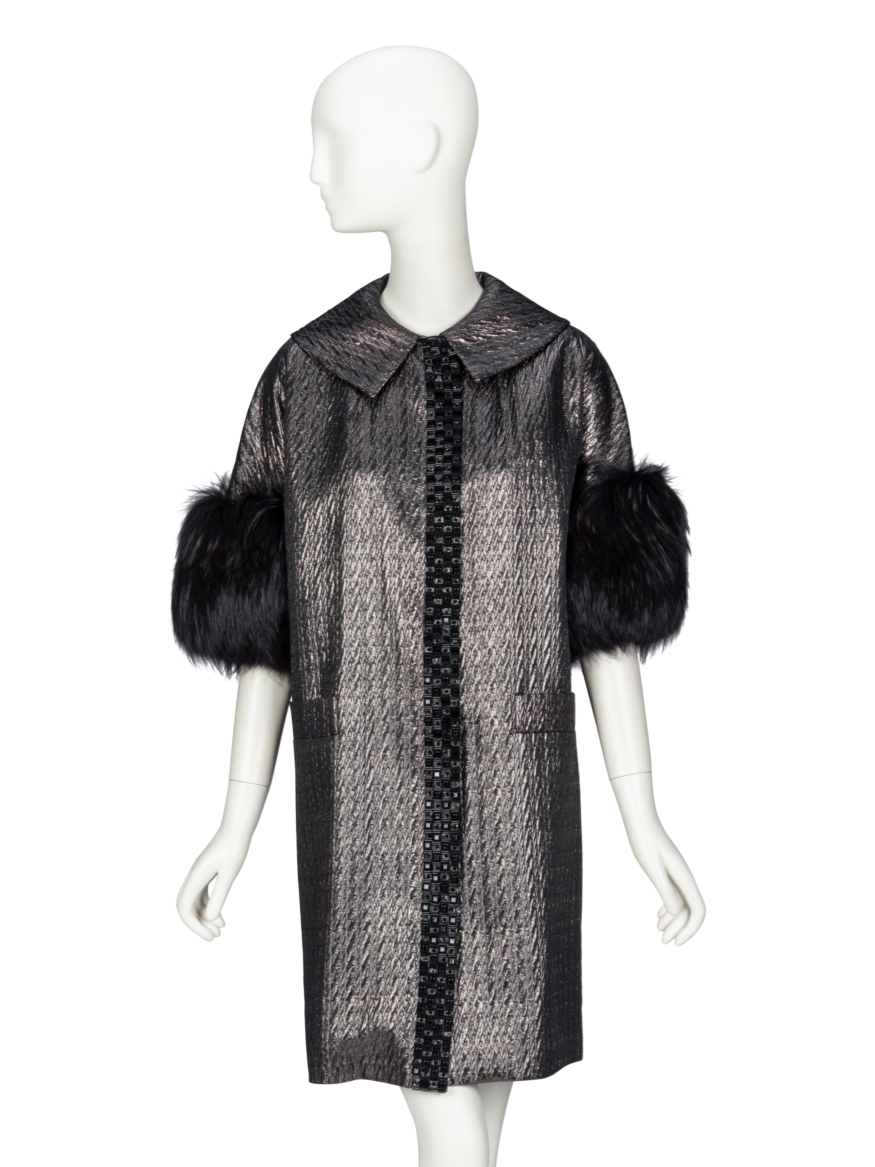 Etro, Fur-Trimmed Evening Coat