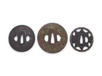 Ten Cast Iron Tsubas