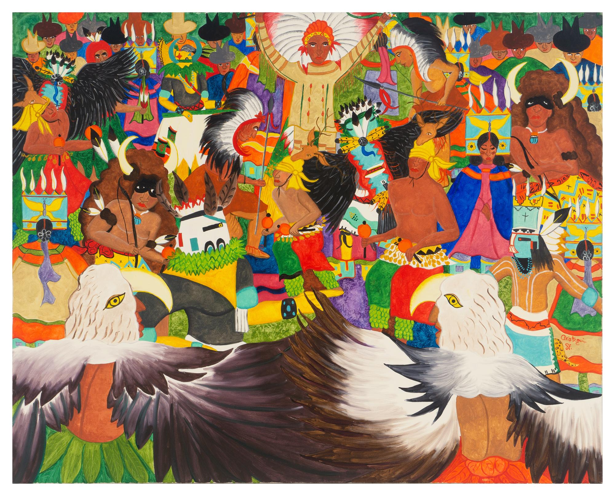 Untitled (Portrait of Tribal Nations) , 1987