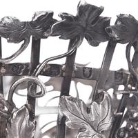 A George III Cut Glass Mounted Silver Epergne