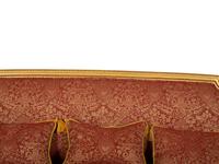 A Louis XVI Style Giltwood Canape