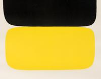 Black over Yellow , 1964-1965