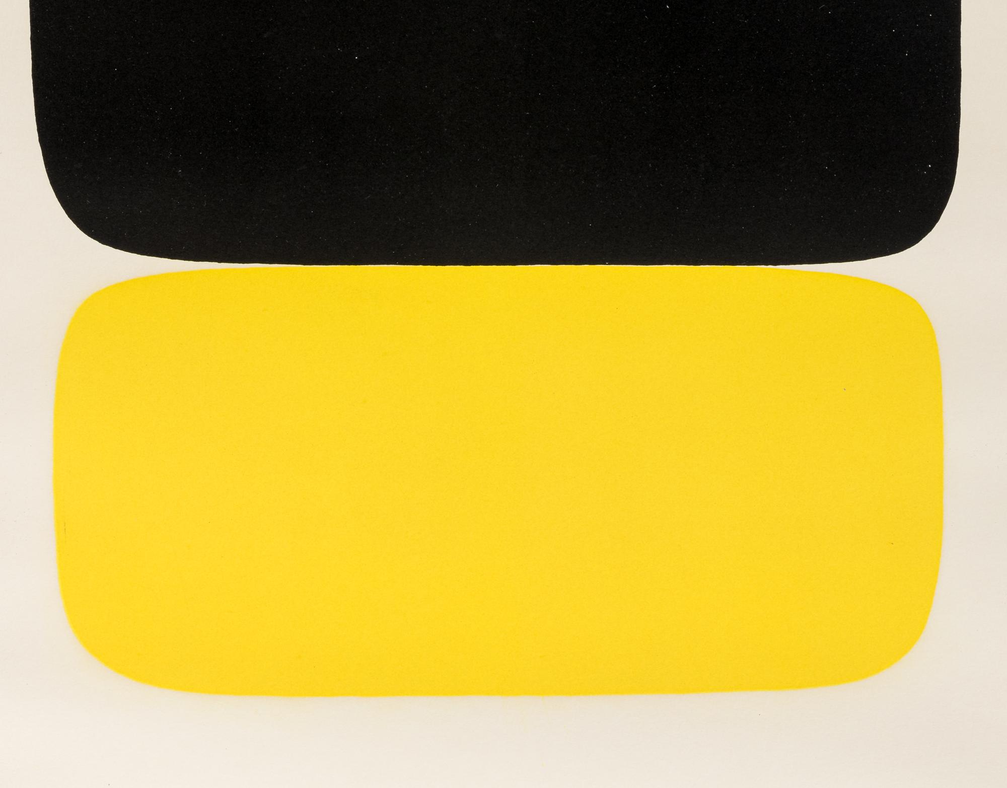 Black over Yellow , 1964-1965