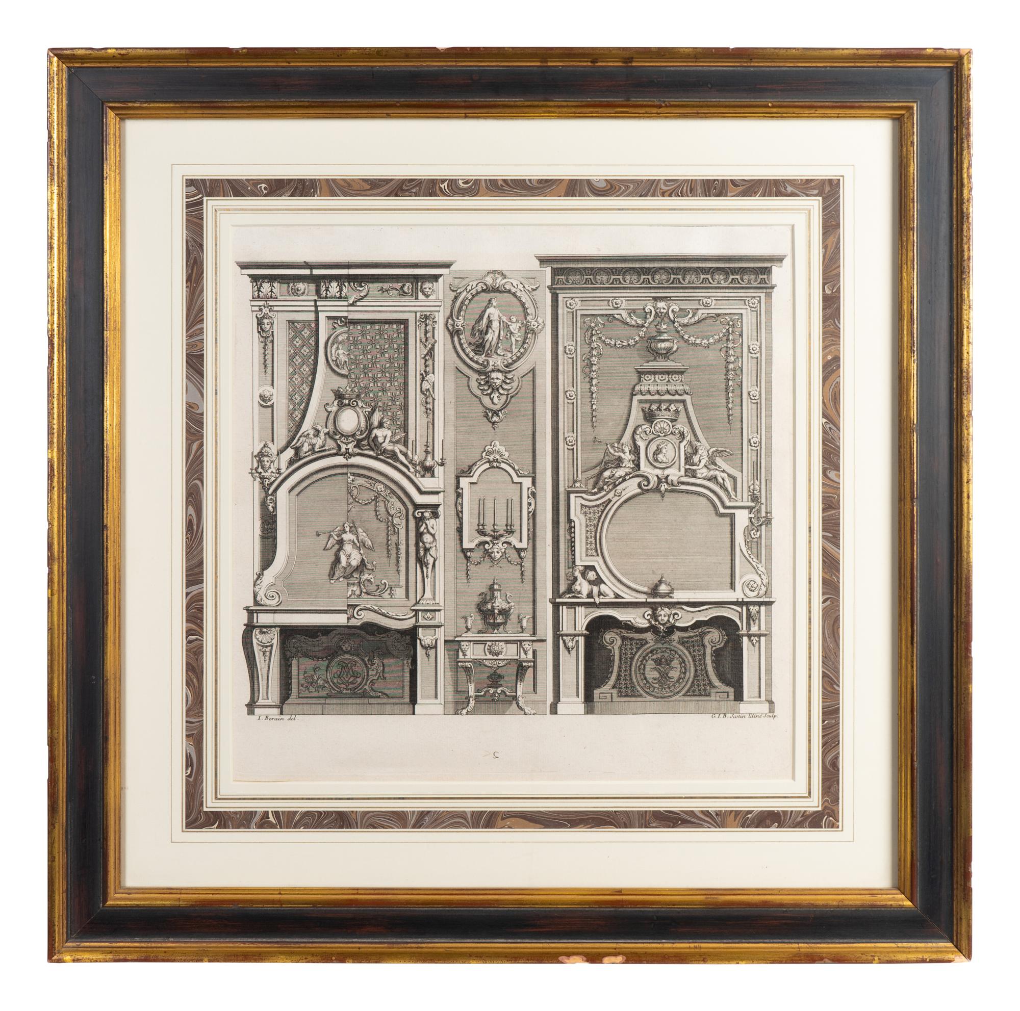 Four Architectural Engravings — 19TH CENTURY