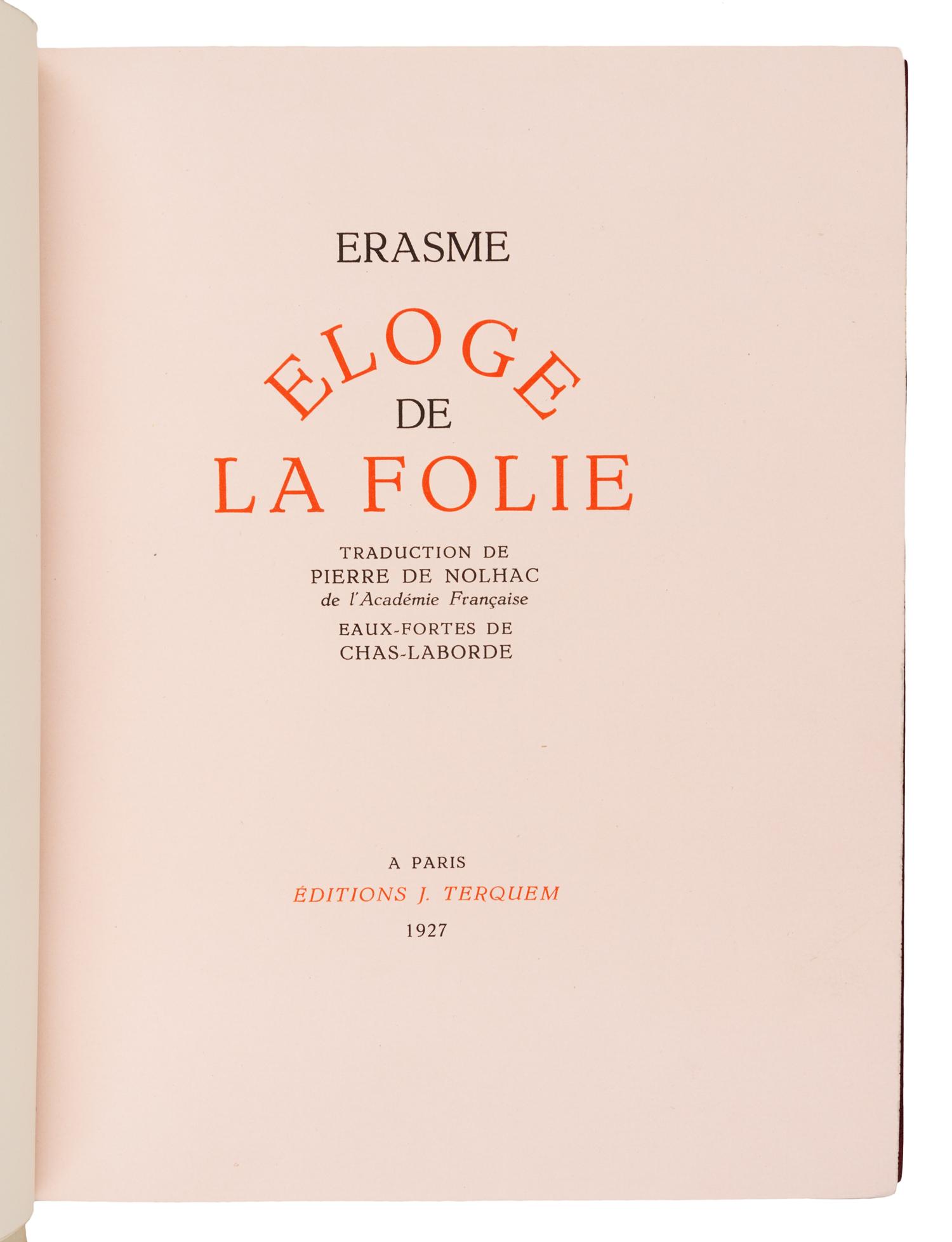 [BINDINGS]. [LÉOTARD, GENEVIÈVE - BINDER]. A group of 2 works in fine Art Deco bindings by Léotard.