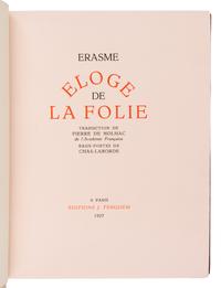 [BINDINGS]. [LÉOTARD, GENEVIÈVE - BINDER]. A group of 2 works in fine Art Deco bindings by Léotard.
