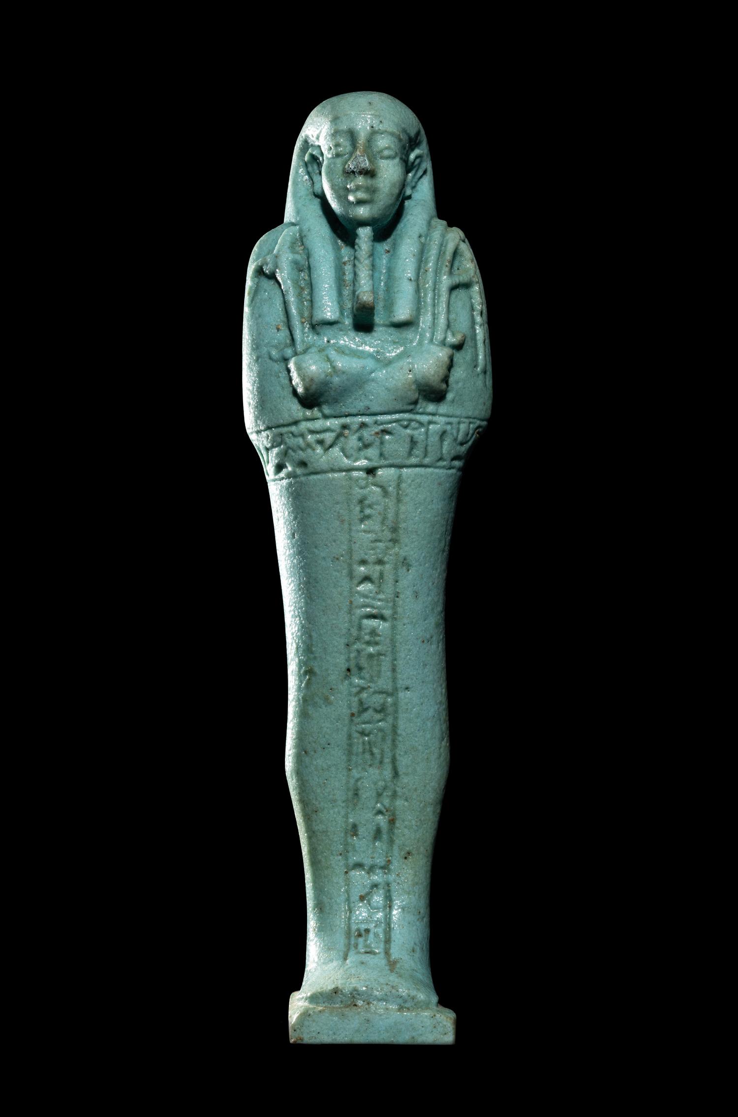 An Egyptian Faience Ushabti for Nesbanebdjed