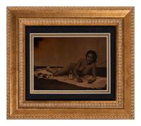 [EARLY PHOTOGRAPHY]. A group of photographs of nude subjects, incl. gold tone portraits.