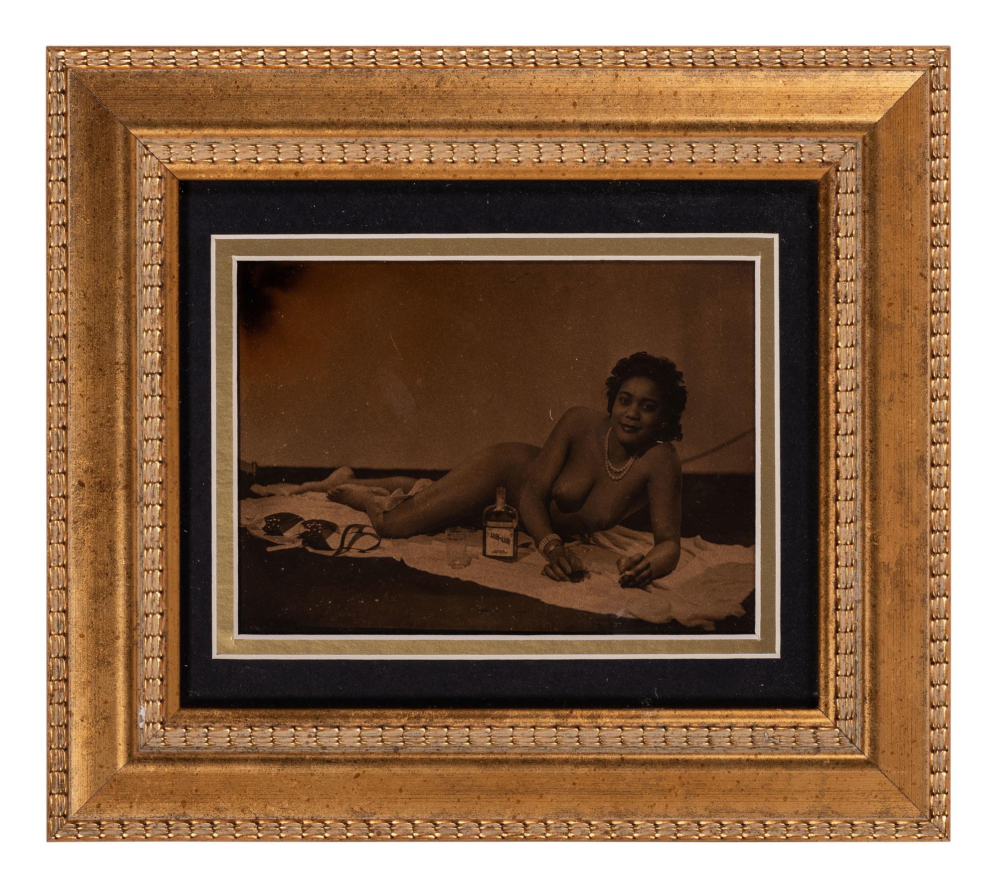 [EARLY PHOTOGRAPHY]. A group of photographs of nude subjects, incl. gold tone portraits.