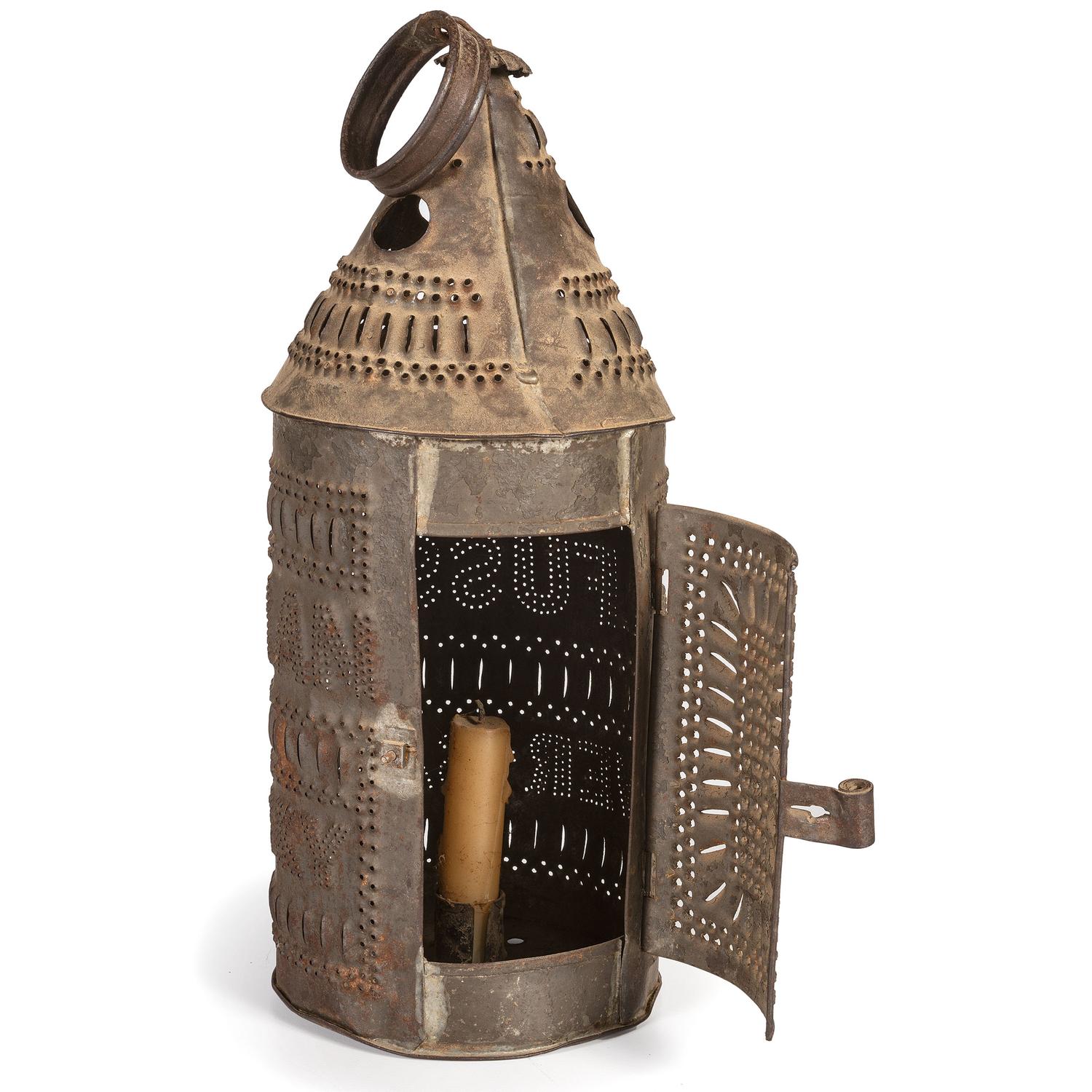 An Ohio Punched Tin Lantern