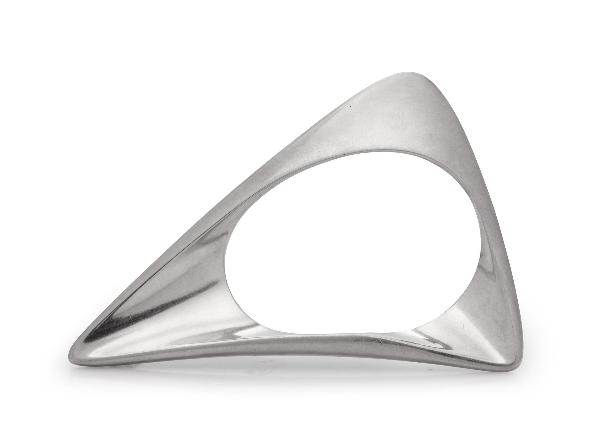 A Modernist Sterling Silver Brooch, Henning Koppel for Georg Jensen,