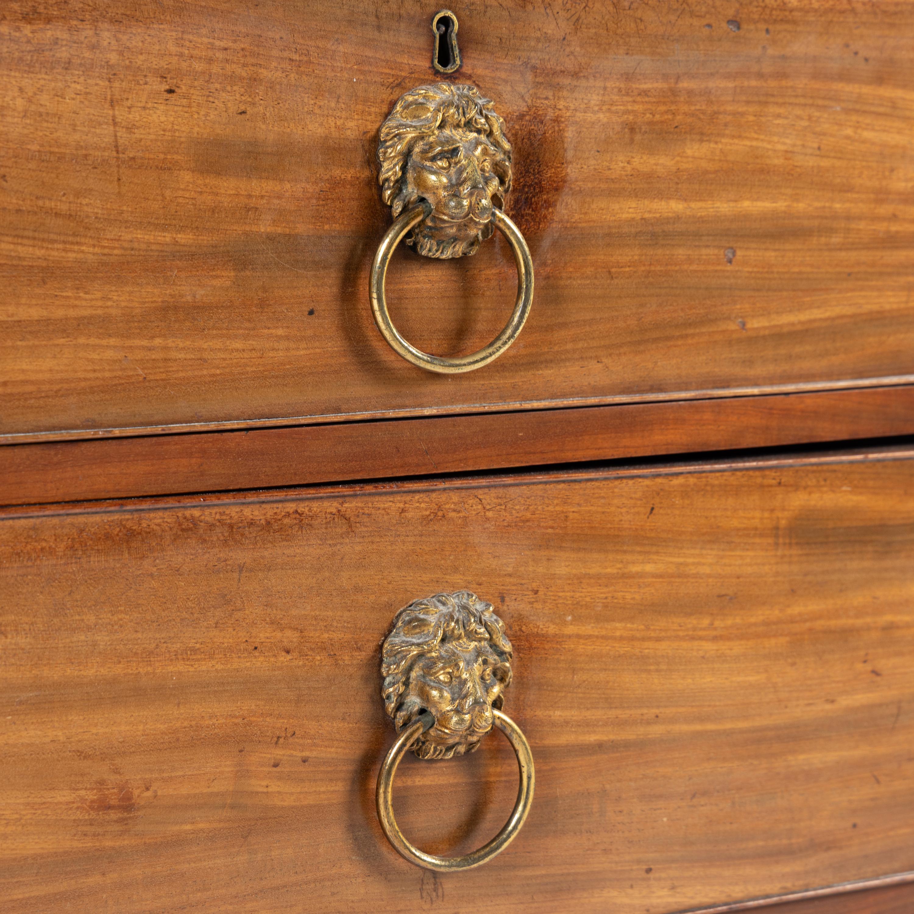 A George III Mahogany Linen Press