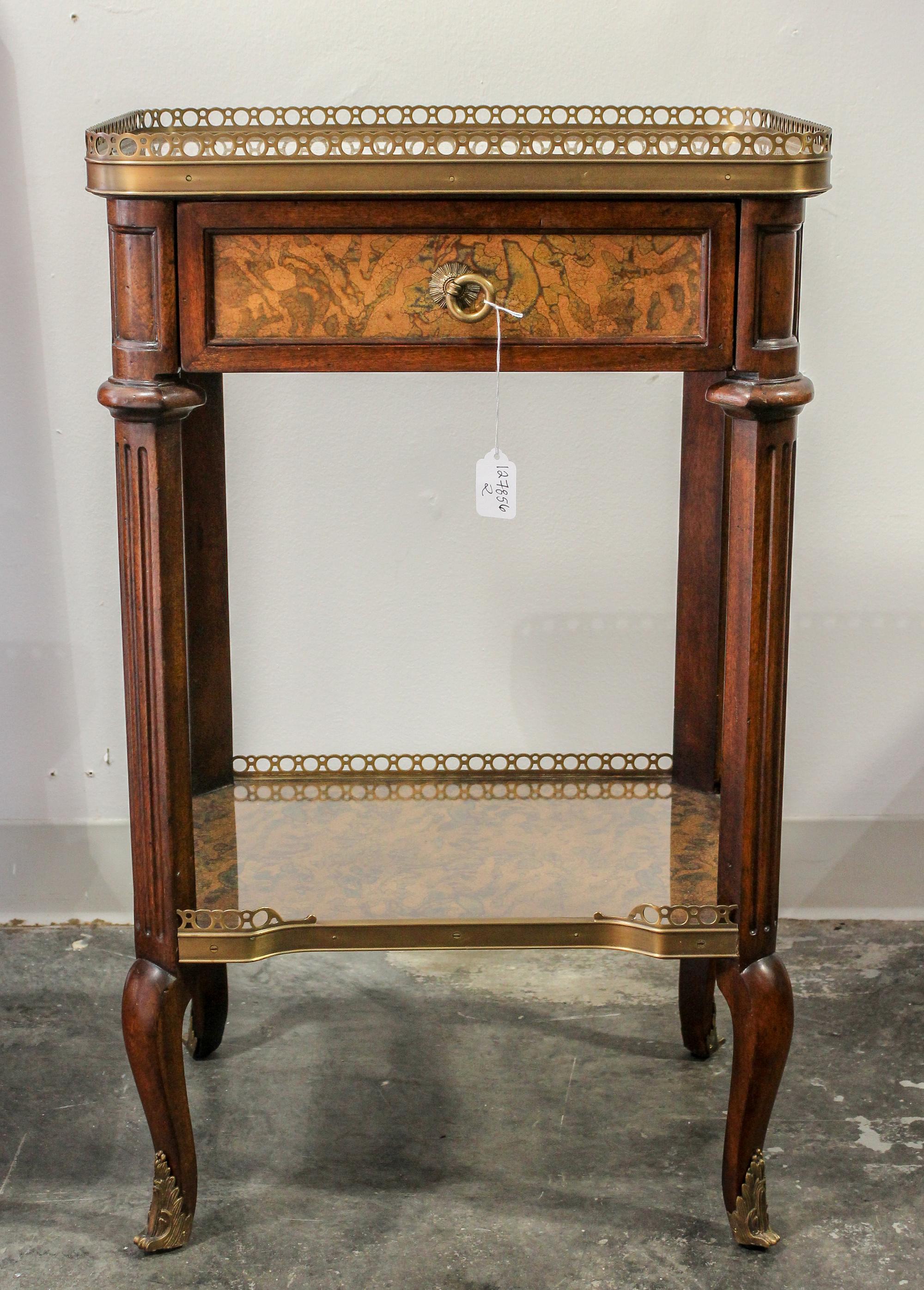 A Louis XV Style Side Table Height 30 x width 18 1/4 x depth 13 1/4 inches. — 20TH CENTURY, THEODORE ALEXANDER