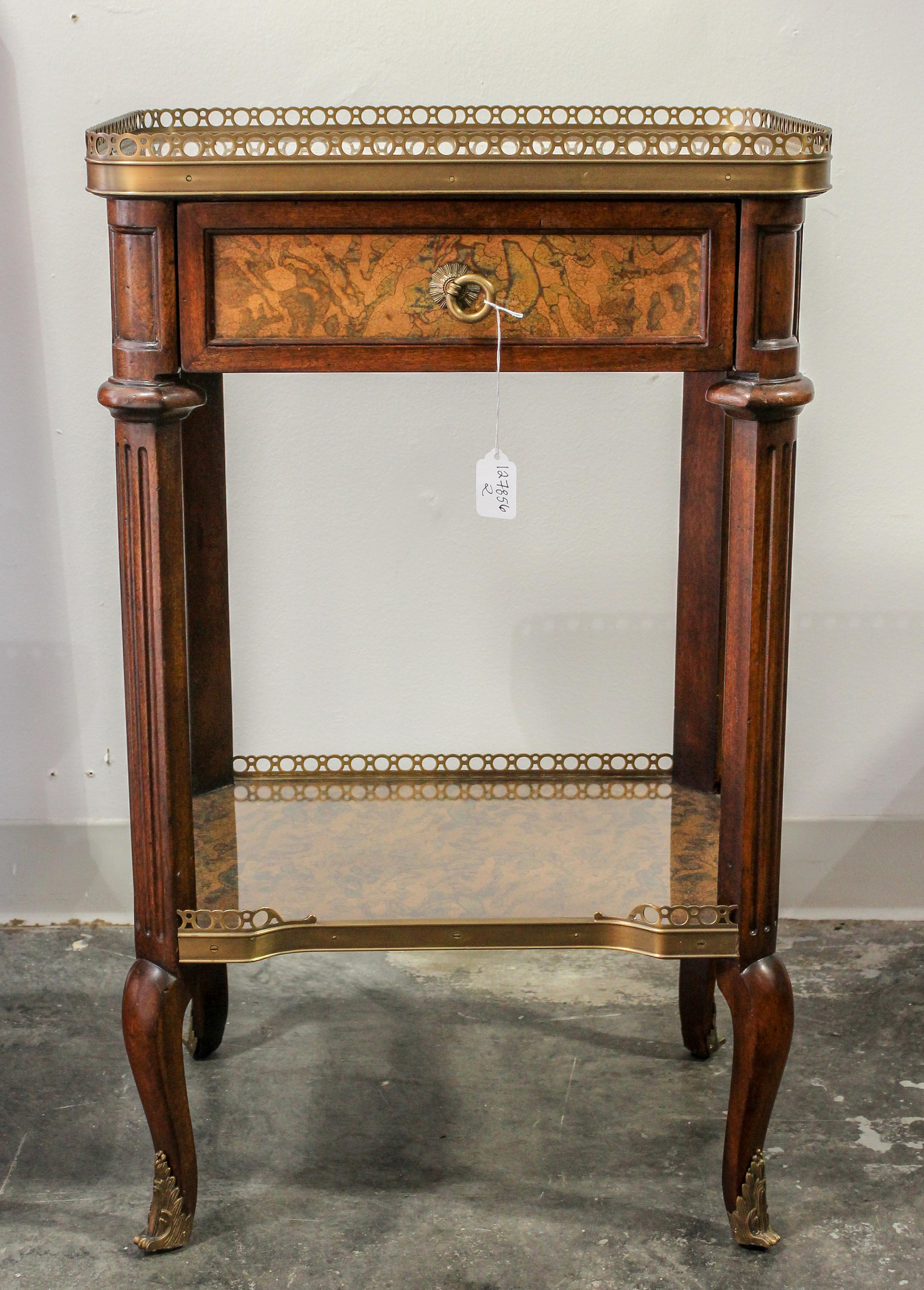 A Louis XV Style Side Table Height 30 x width 18 1/4 x depth 13 1/4 inches. — 20TH CENTURY, THEODORE ALEXANDER