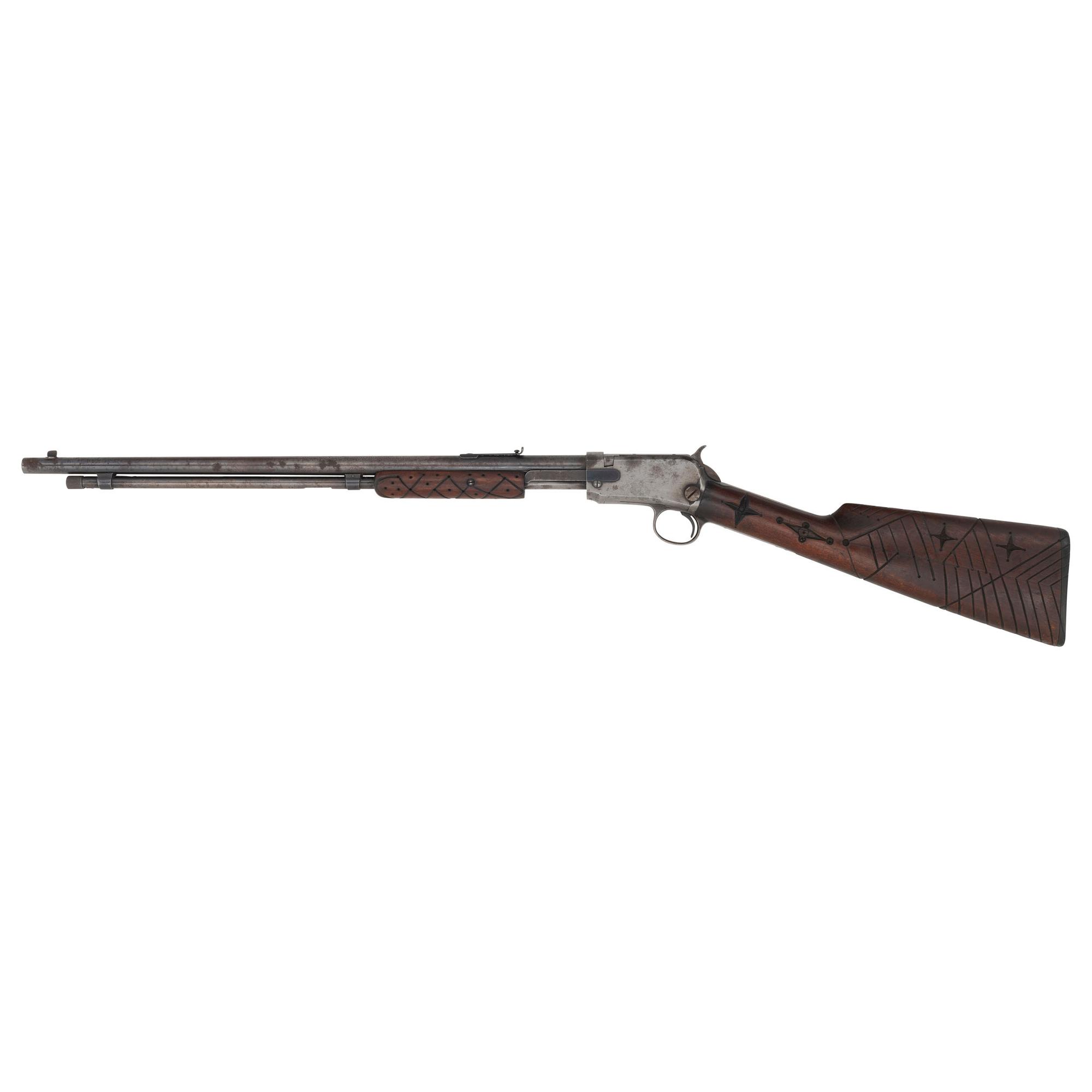 **Winchester Model 1906 with Carved Stock