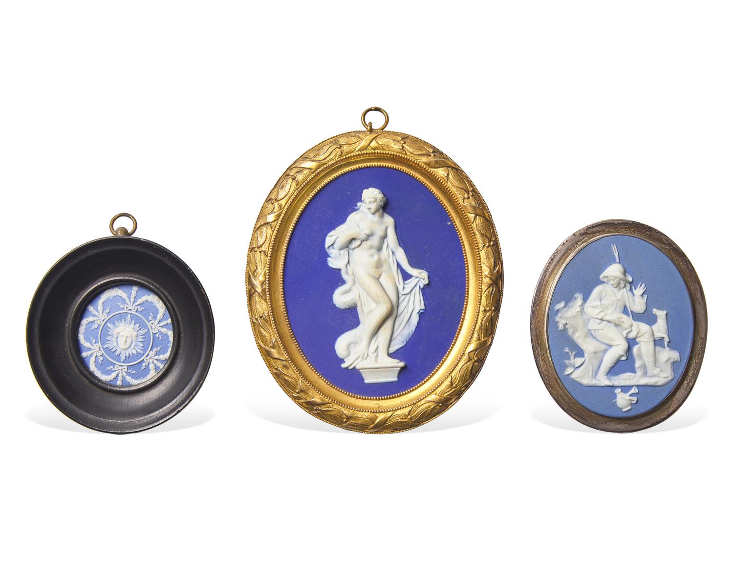 A Group of Wedgwood Jasperware Plaques