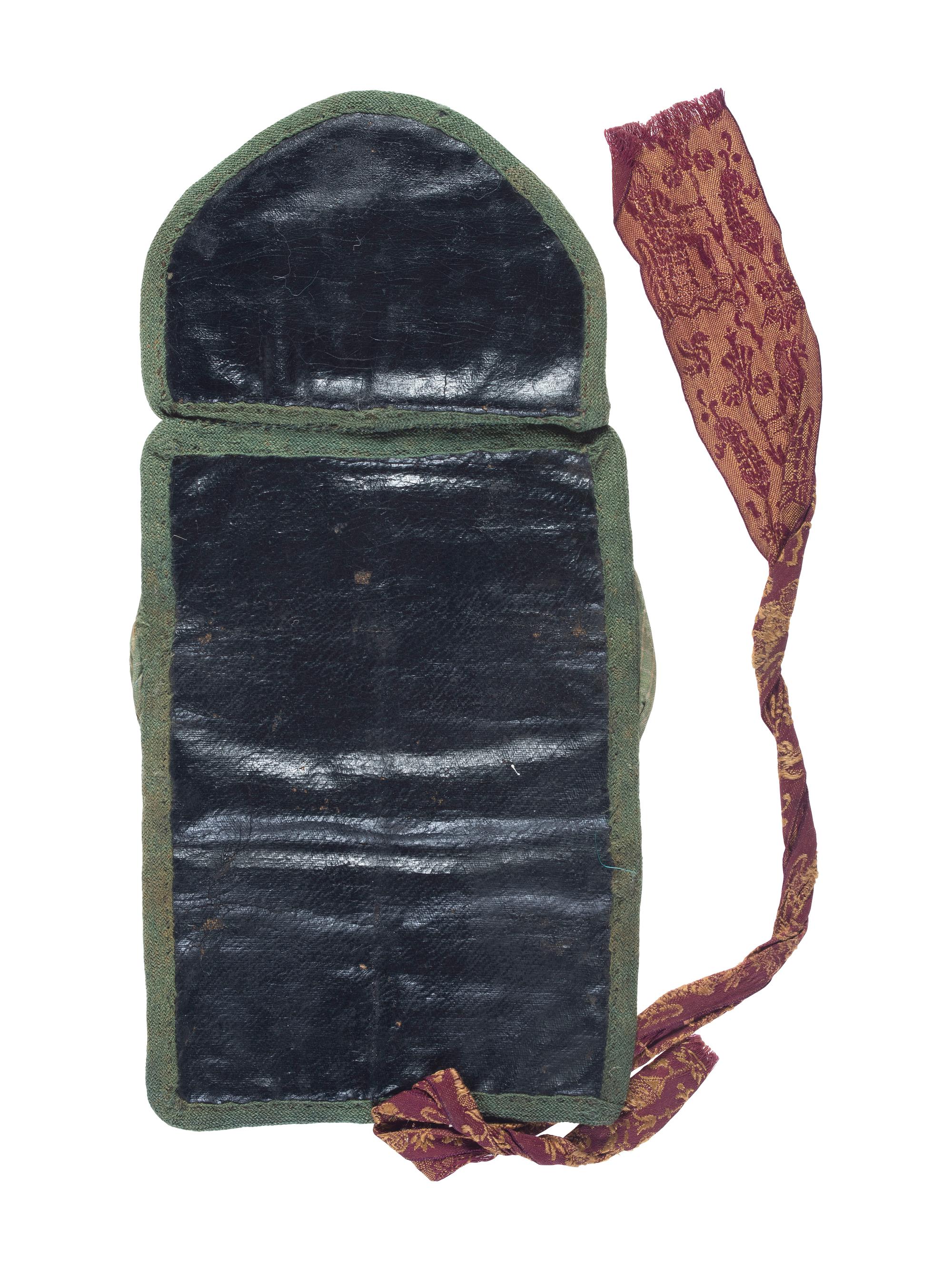 John Post, Company H, 6th Michigan Cavalry Regiment (George A. Custer's famed cavalry brigade). ID disc and stenciled sewing kit "housewife."