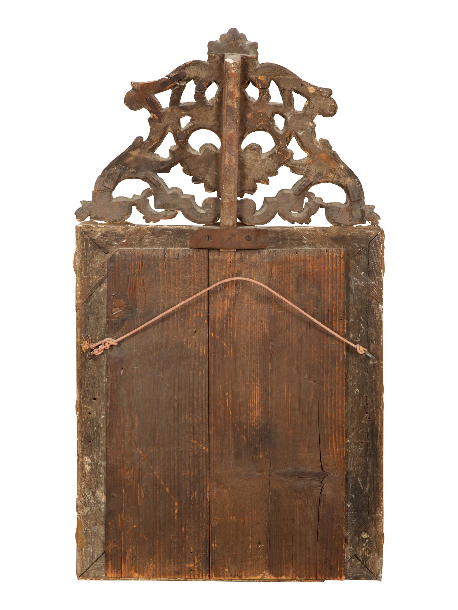 A Régence Style Giltwood Mirror