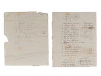 [CIVIL WAR]. 11th U.S. Colored Troops archive, Fort Smith, Arkansas.