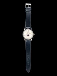 ROLEX, REF. 8171 STAINLESS STEEL 'PADELLONE' TRIPLE CALENDAR MOONPHASE WATCH