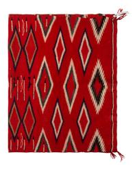 Navajo Germantown Pictorial Child's Blanket / Rug