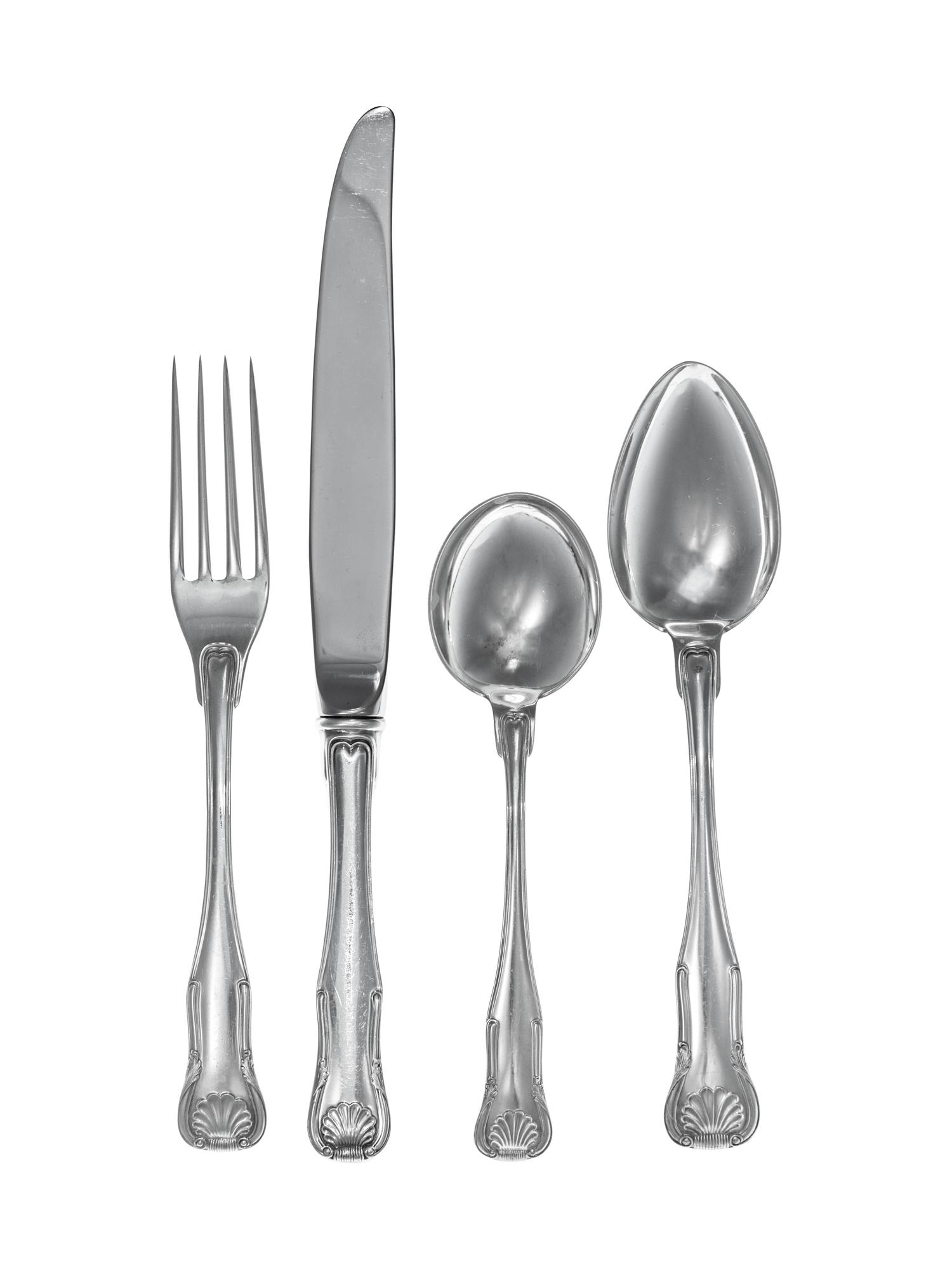 An American Silver Flatware Service