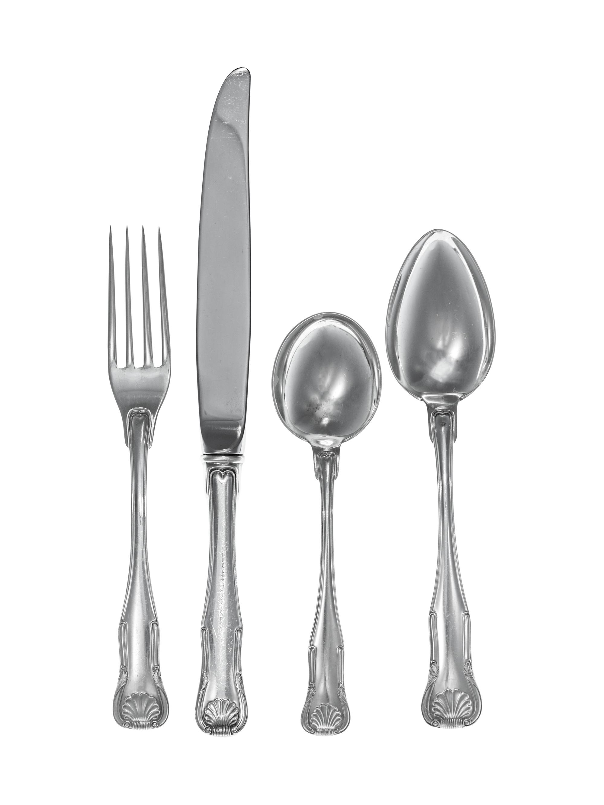 An American Silver Flatware Service