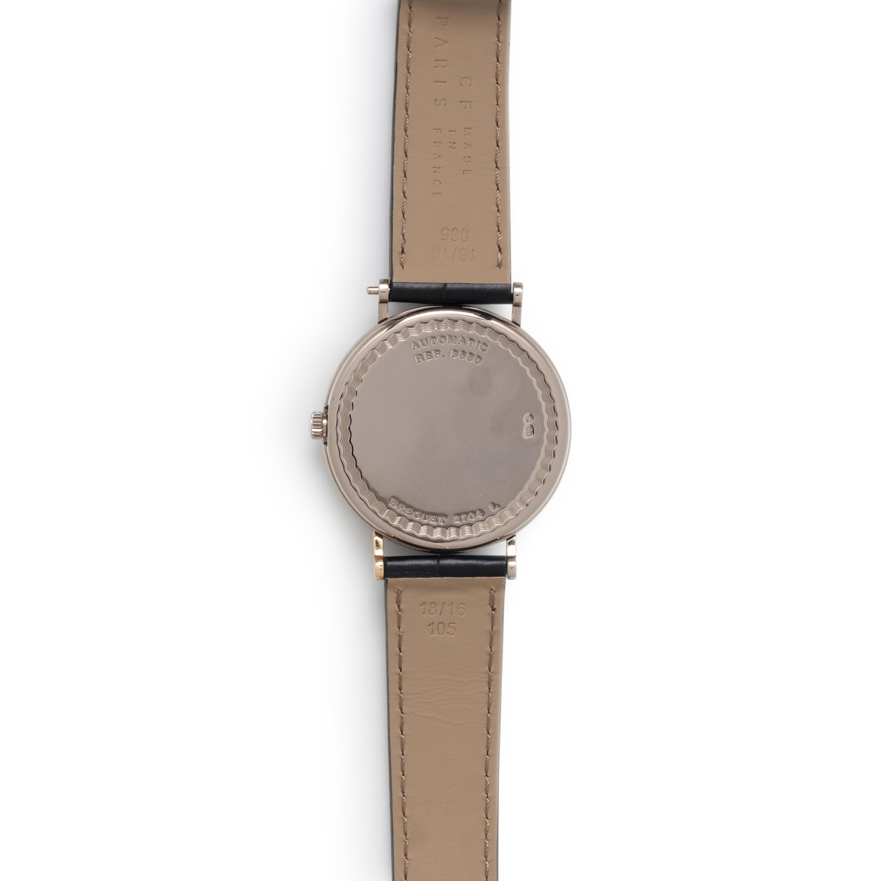 BREGUET, REF. 3680 18K WHITE GOLD WATCH
