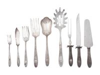 An International Sterling Wedgwood Pattern Flatware Service