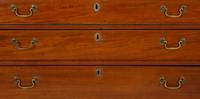 A George III Style Mahogany Bachelor's Chest with Pull-out Slide