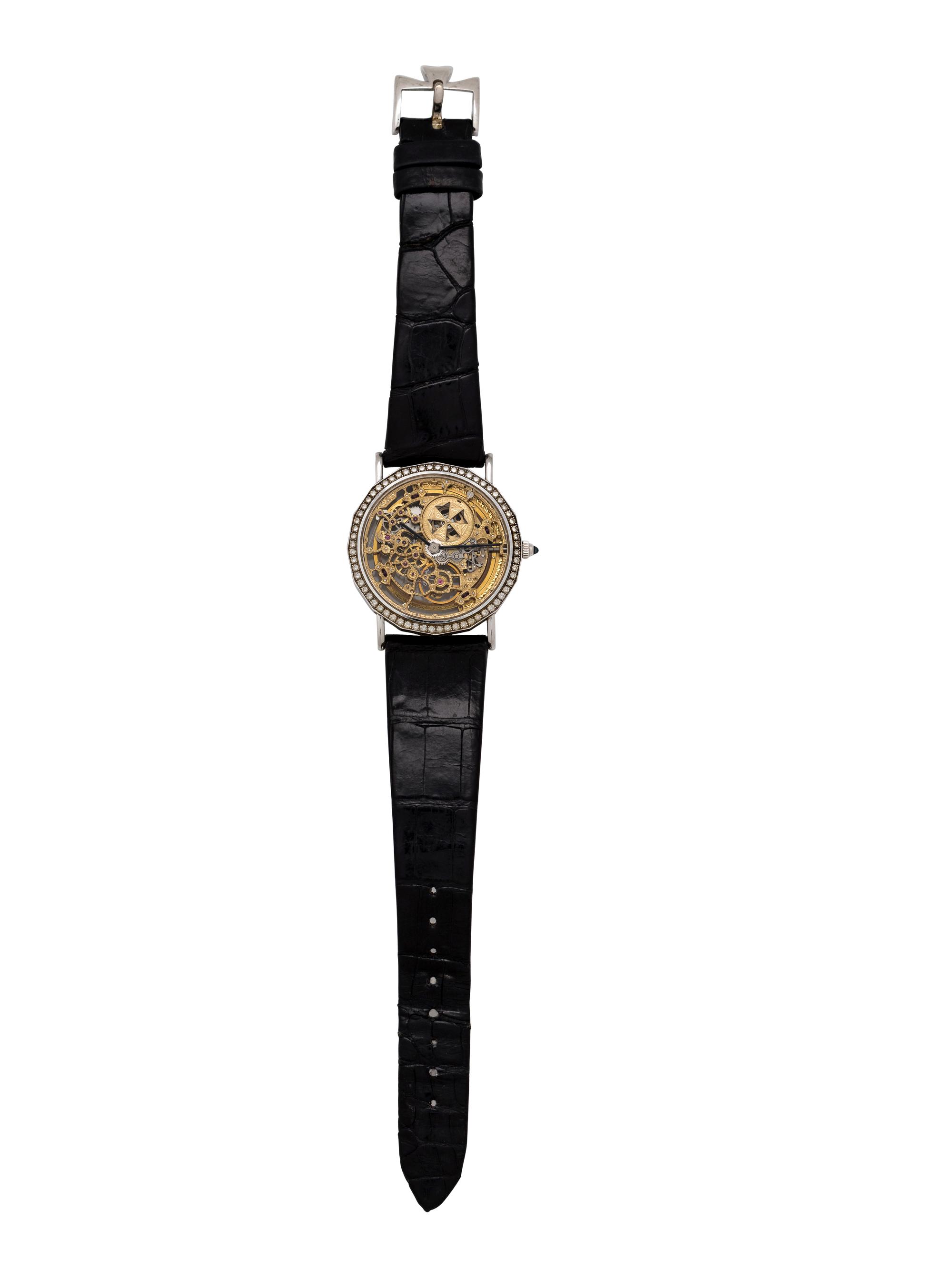 Vacheron Constantin, Gold and Diamond Ref. 43502/2 Skeleton Wristwatch