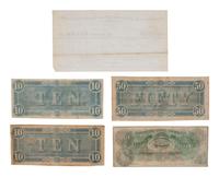 [CIVIL WAR]. Ephemera incl. Mississippi River from Cairo, Ill. to St. Mary's Mo. in VI Sheets, 1865.